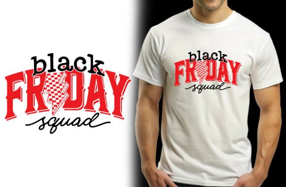 Black Friday Squad Vector Graphics