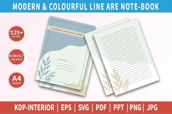 MODERN, LINE, NOTE-BOOK – KDP INTERIOR