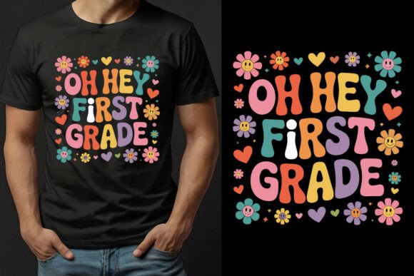 Oh Hey First Grade Vector Graphics