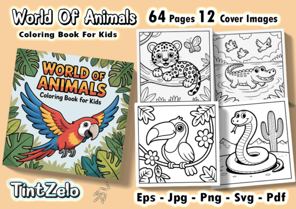 World of Animals Graphics for Kids